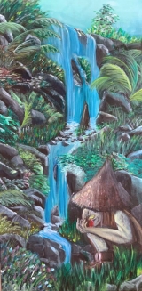 <p>Acrylic on canvas</p>